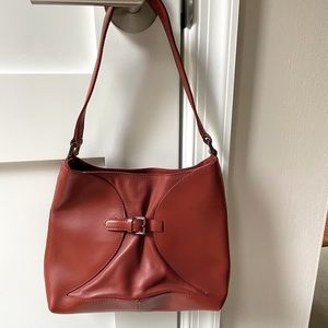 A Cute Red Furla shoulder bag